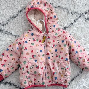Mini Boden Fleece Barnyard Jacket